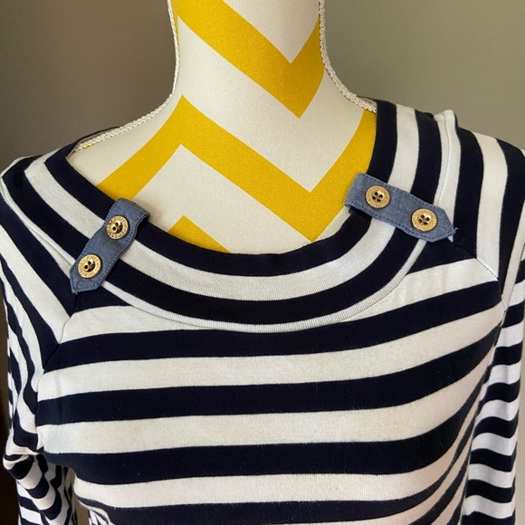 Jones New York Striped Top - Picture 4 of 10